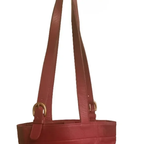 💎EUC💎 | Gorgeous 🟥🔴🟥RARE Red🟥🔴🟥 | Vintage Coach 4157 Bag | Waverly Tote - Picture 4 of 16